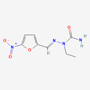 1-Ethyl-2-((5-nitrofuran-2-yl)methylene)hydrazine-1-carboxamide