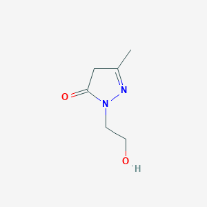 2-(2-Hydroxyethyl)-5-methyl-2,4-dihydro-3H-pyrazol-3-one