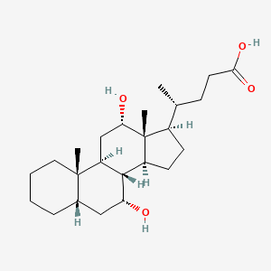 (R)-4-((5S,7R,8R,9S,10S,12S,13R,14S,17R)-7,12-Dihydroxy-10,13-dimethylhexadecahydro-1H-cyclopenta[a]phenanthren-17-yl)pentanoic acid
