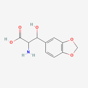 2-Amino-3-(benzo[d][1,3]dioxol-5-yl)-3-hydroxypropanoic acid