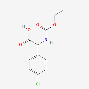 4-Chloro-α-[(ethoxycarbonyl)amino]benzeneacetic acid
