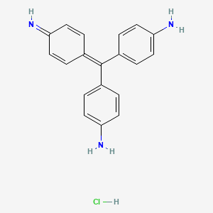 4,4'-((4-Iminocyclohexa-2,5-dien-1-ylidene)methylene)dianiline hydrochloride
