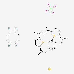 1,2-Bis((2R,5R)-2,5-diisopropylphospholano)benzene(cyclooctadiene)rhodium(I) tetrafluoroborate, 97%