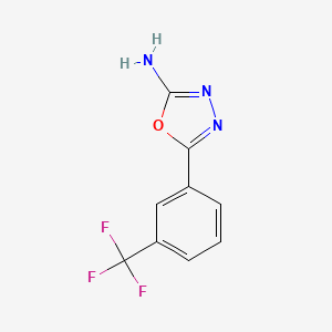 5-[3-(Trifluoromethyl)phenyl]-1,3,4-oxadiazol-2-amine