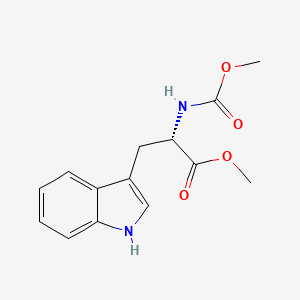 (S)-Methyl 3-(1H-indol-3-yl)-2-((methoxycarbonyl)amino)propanoate