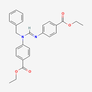Ethyl 4-[[[Benzyl[4-(ethoxycarbonyl)phenyl]amino]methylene]amino]benzoate