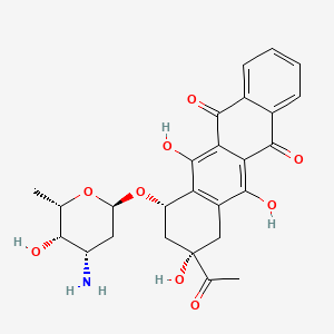 (7S,9S)-9-Acetyl-7-(((2R,4S,5S,6S)-4-amino-5-hydroxy-6-methyltetrahydro-2H-pyran-2-yl)oxy)-6,9,11-trihydroxy-7,8,9,10-tetrahydrotetracene-5,12-dione