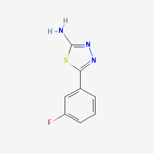 5-(3-fluorophenyl)-1,3,4-thiadiazol-2-amine