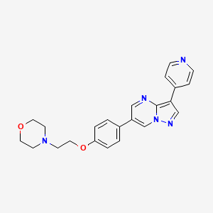 4-(2-(4-(3-(Pyridin-4-yl)pyrazolo[1,5-a]pyrimidin-6-yl)phenoxy)ethyl)morpholine