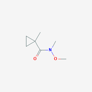 N-methoxy-N,1-dimethylcyclopropane-1-carboxamide