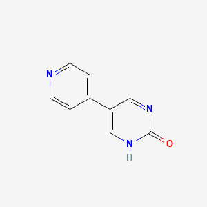 5-(Pyridin-4-yl)pyrimidin-2(1H)-one