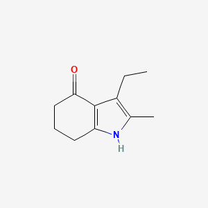 2-Methyl-3-ethyl-4-oxo-4,5,6,7-tetrahydroindole