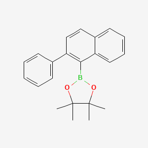 4,4,5,5-Tetramethyl-2-(2-phenylnaphthalen-1-yl)-1,3,2-dioxaborolane