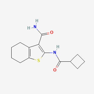 2-(Cyclobutanecarboxamido)-4,5,6,7-tetrahydrobenzo[b]thiophene-3-carboxamide