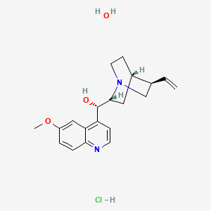 (S)-(6-Methoxyquinolin-4-yl)((1S,2R,4S,5R)-5-vinylquinuclidin-2-yl)methanol hydrochloride hydrate
