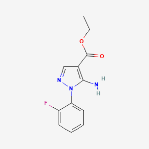 Ethyl 5-amino-1-(2-fluorophenyl)pyrazole-4-carboxylate