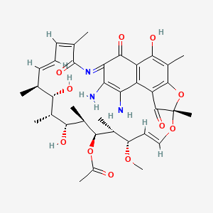 3-Amino-1,4-dideoxy-1,4-dihydro-4-imino-1-oxorifamycin