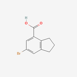6-Bromo-2，3-dihydro-1H-indene-4-carboxylic acid