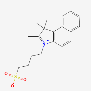 4-(1,1,2-Trimethyl-1H-benzo[e]indol-3-ium-3-yl)butane-1-sulfonate