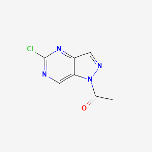 1-(5-Chloro-1H-pyrazolo[4,3-d]pyrimidin-1-yl)ethanone