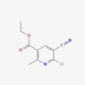 Ethyl 6-chloro-5-cyano-2-methylnicotinate