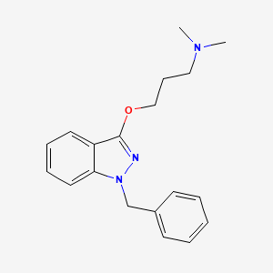 3-((1-Benzyl-1H-indazol-3-yl)oxy)-N,N-dimethylpropan-1-amine