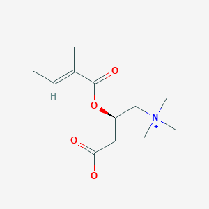 (R,E)-3-((2-Methylbut-2-enoyl)oxy)-4-(trimethylammonio)butanoate