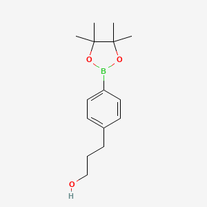 3-(4-(4,4,5,5-Tetramethyl-1,3,2-dioxaborolan-2-yl)phenyl)propan-1-ol