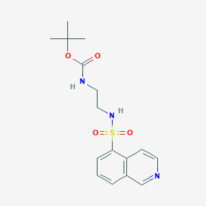 N-(tert-butoxycarbonyl)-N'-[(5-isoquinolyl)sulfonyl]-ethylenediamine