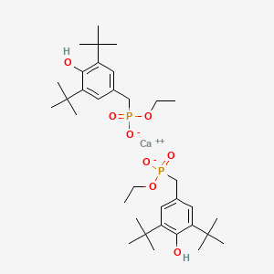Calcium bis[monoethyl(3,5-di-tert-butyl-4-hydroxylbenzyl)phosphonate]