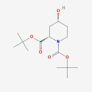 Di-tert-butyl (2S，4R)-4-hydroxypiperidine-1，2-dicarboxylate