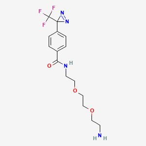 N-(2-(2-(2-Aminoethoxy)ethoxy)ethyl)-4-(3-(trifluoromethyl)-3H-diazirin-3-yl)benzamide
