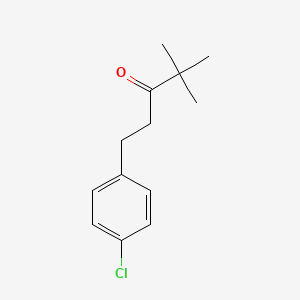 1-(4-Chlorophenyl)-4,4-dimethylpentan-3-one