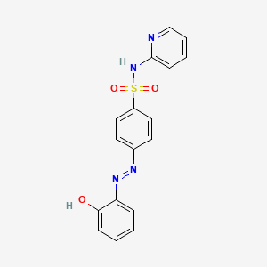 4-((2-Hydroxyphenyl)diazenyl)-N-(pyridin-2-yl)benzenesulfonamide