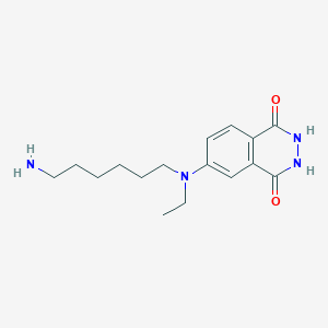 6-((6-Aminohexyl)(ethyl)amino)-2,3-dihydrophthalazine-1,4-dione