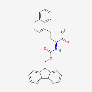 (S)-2-((((9H-Fluoren-9-yl)methoxy)carbonyl)amino)-4-(naphthalen-1-yl)butanoic acid