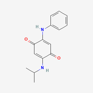 2-(Isopropylamino)-5-(phenylamino)cyclohexa-2,5-diene-1,4-dione
