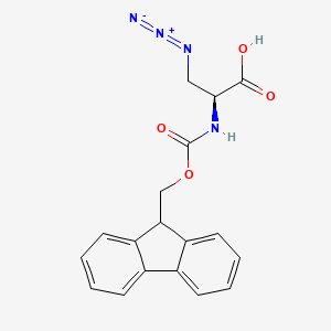 (S)-2-((((9H-Fluoren-9-yl)methoxy)carbonyl)amino)-3-azidopropanoic acid