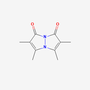 2,3,5,6-Tetramethyl-1H,7H-pyrazolo[1,2-a]pyrazole-1,7-dione