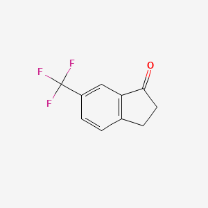 1H-Inden-1-one, 2,3-dihydro-6-(trifluoromethyl)-