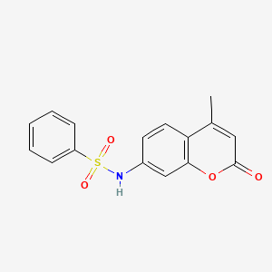 N-(4-Methyl-2-oxo-2H-chromen-7-yl)benzenesulfonamide