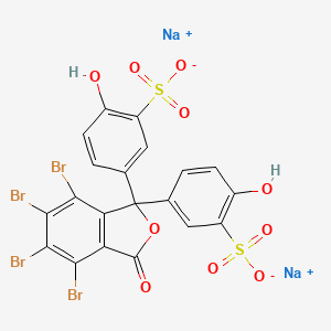 Sodium 5,5'-(4,5,6,7-tetrabromo-3-oxo-1,3-dihydroisobenzofuran-1,1-diyl)bis(2-hydroxybenzenesulfonate)