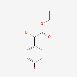 Bromo-(4-fluoro-phenyl)-acetic acid methyl ester