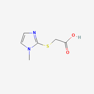 [(1-methyl-1H-imidazol-2-yl)sulfanyl]acetic acid