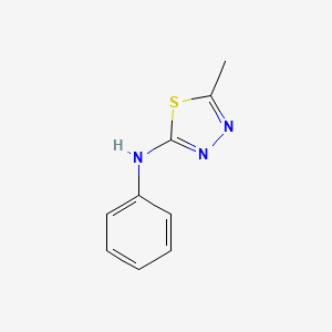 5-methyl-N-phenyl-1,3,4-thiadiazol-2-amine