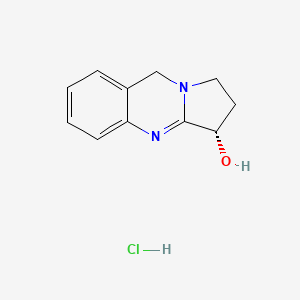 (S)-1,2,3,9-Tetrahydropyrrolo[2,1-b]quinazolin-3-ol Hydrochloride