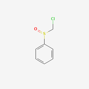 ((Chloromethyl)sulfinyl)benzene