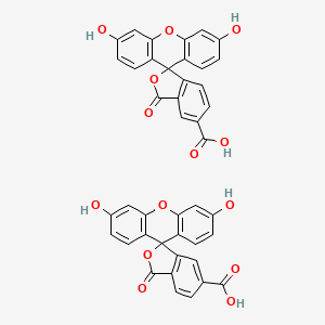 3′,6′-Dihydroxy-3-oxospiro[isobenzofuran-1(3H),9′-[9H]xanthene]-ar-carboxylic acid
