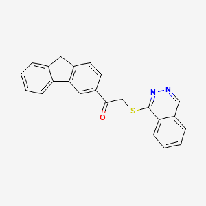 1-(9H-Fluoren-3-yl)-2-(phthalazin-1-ylthio)ethan-1-one