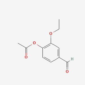 2-Ethoxy-4-formylphenyl acetate